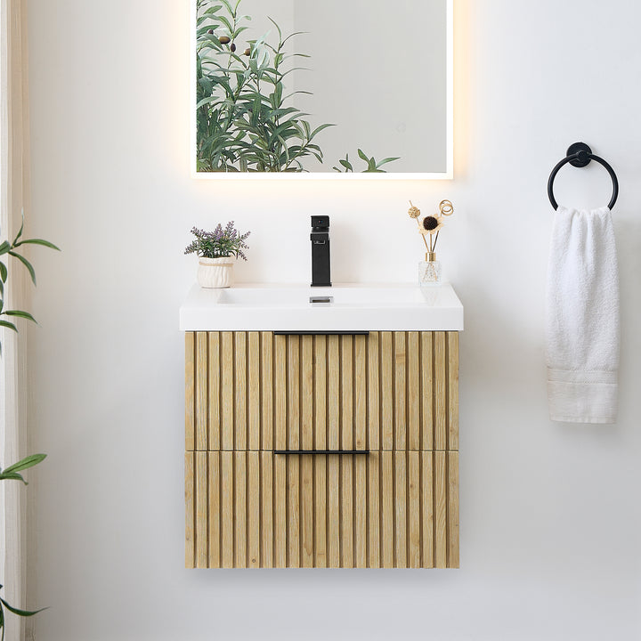 Livia 24" Wall-mounted Single Bathroom Vanity