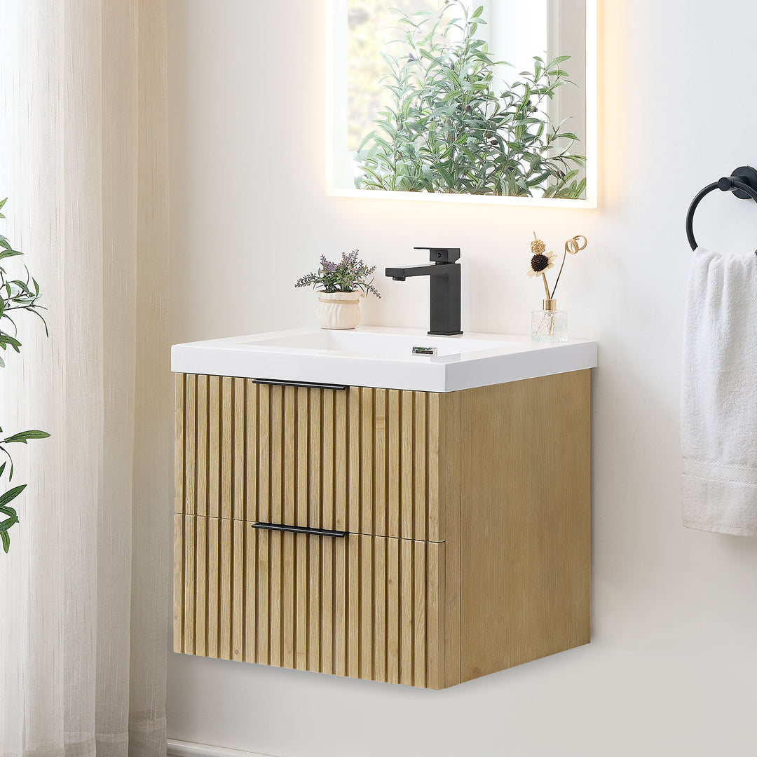 Livia 24" Wall-mounted Single Bathroom Vanity