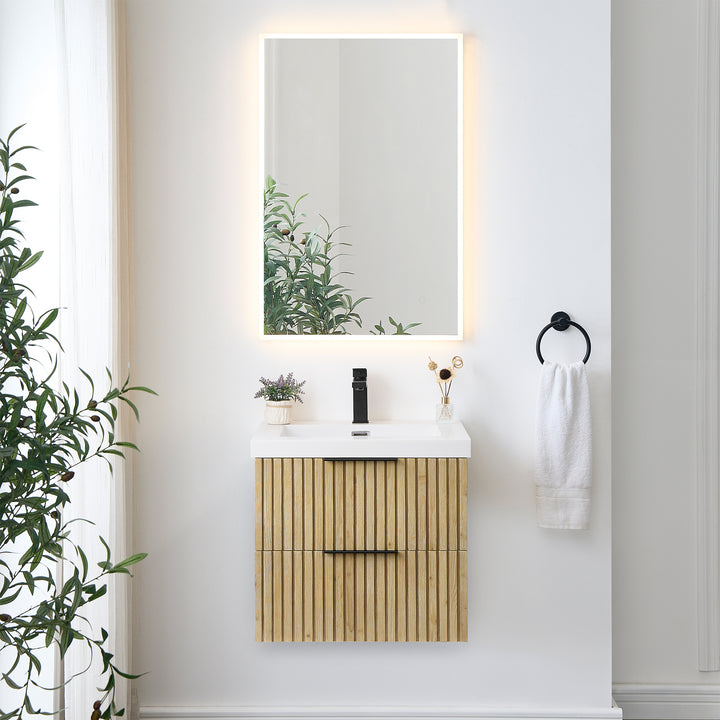 Livia 24" Wall-mounted Single Bathroom Vanity