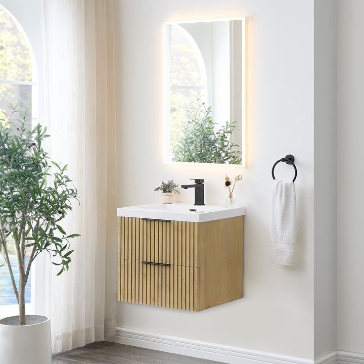 Livia 24" Wall-mounted Single Bathroom Vanity