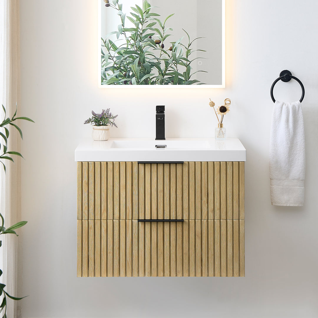 Livia 30" Wall-mounted Single Bathroom Vanity