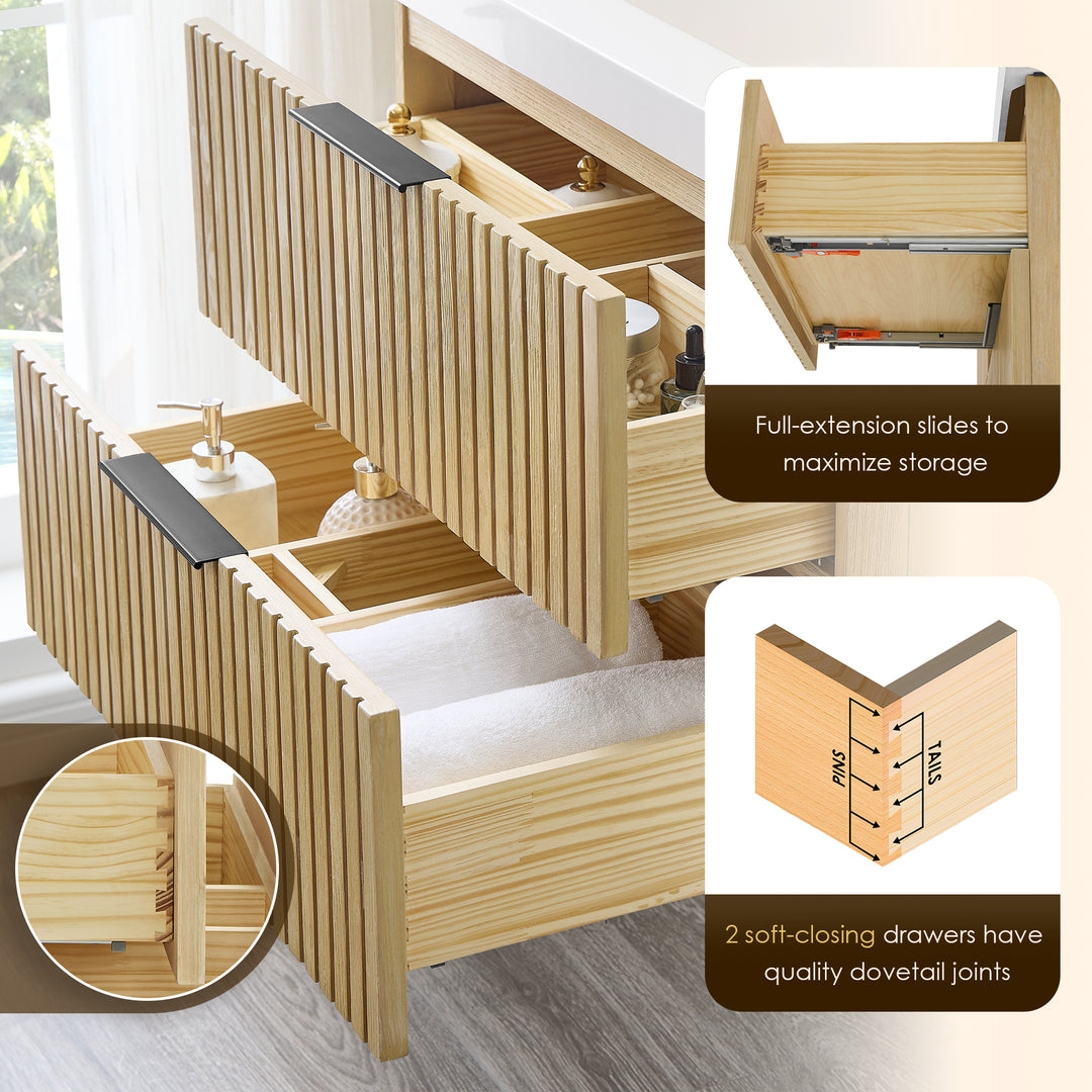 Livia 30" Wall-mounted Single Bathroom Vanity