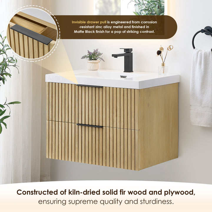 Livia 30" Wall-mounted Single Bathroom Vanity