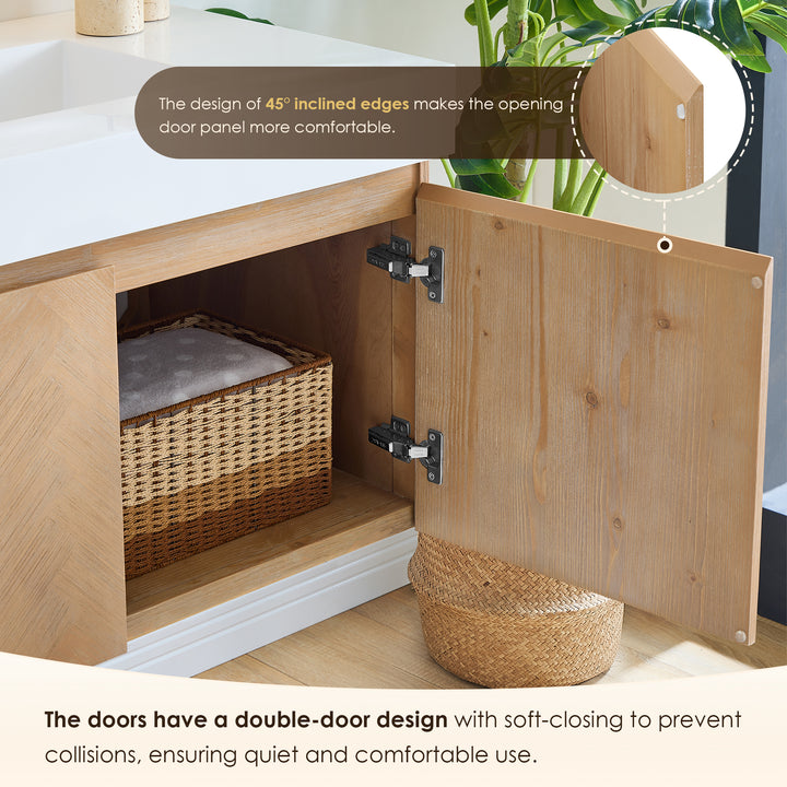 Siena 36" Wall-mounted Single Bathroom Vanity