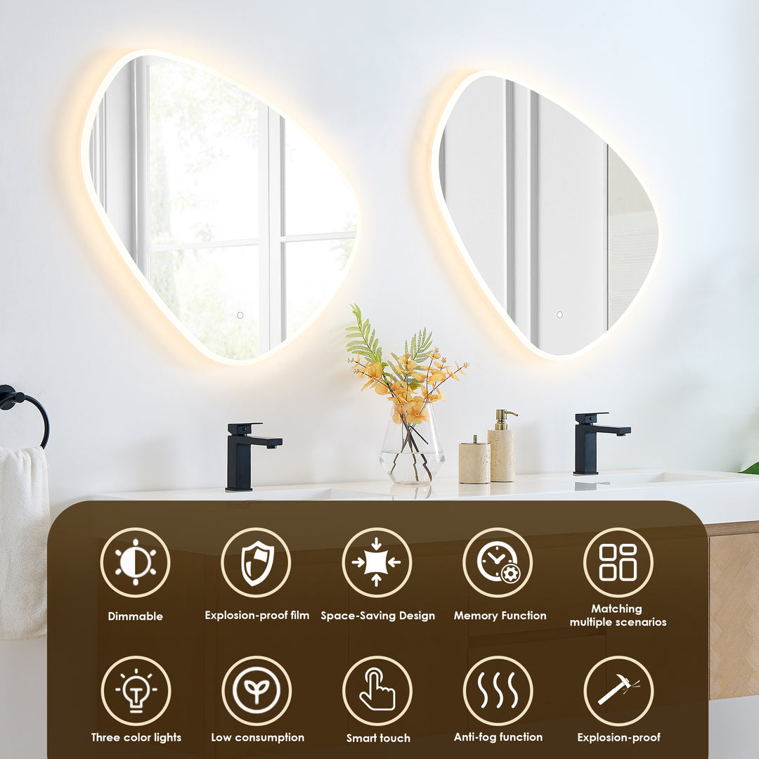 Siena 72" Wall-mounted Double Bathroom Vanity