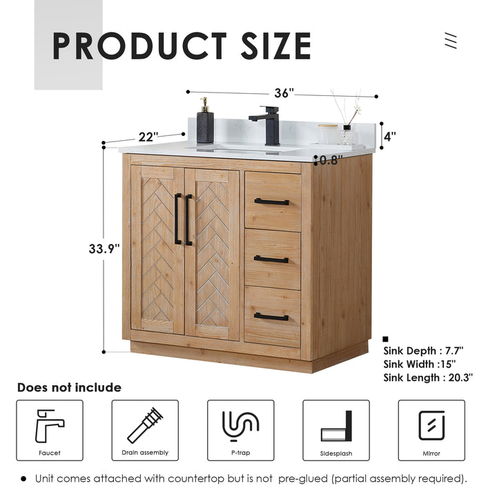 Anais 36" Single Bathroom Vanity