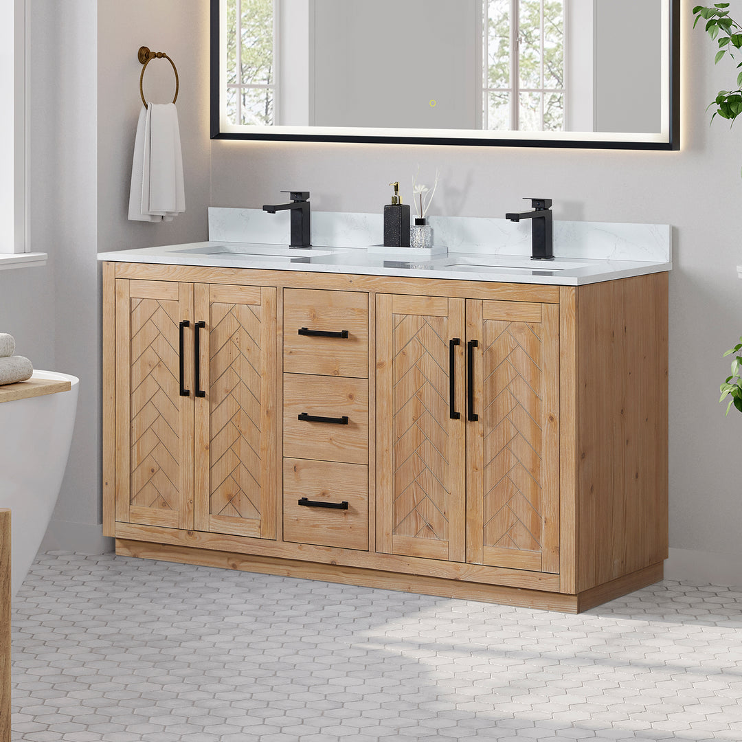 Anais 60" Double Bathroom Vanity