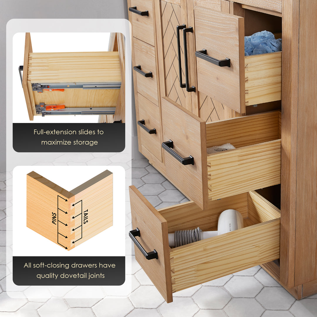 Anais 60" Double Bathroom Vanity