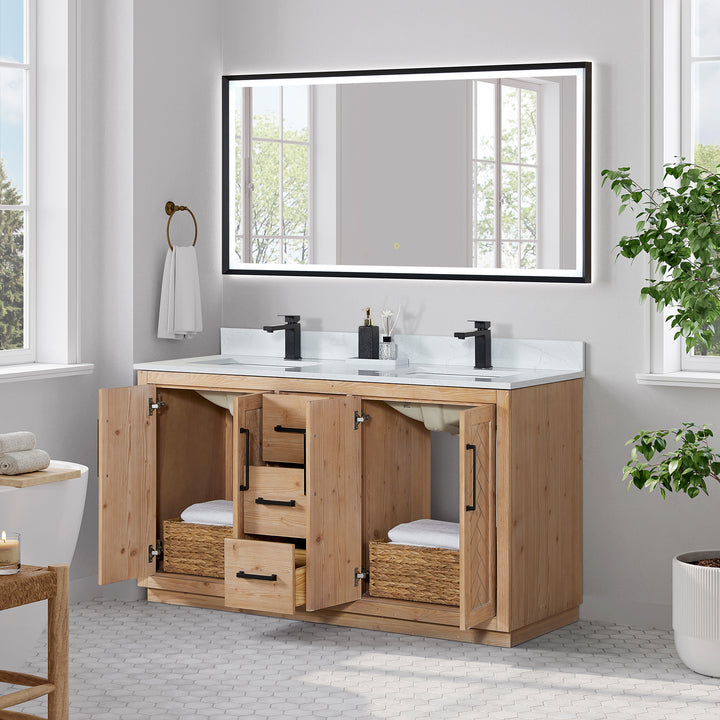 Anais 60" Double Bathroom Vanity