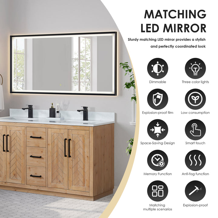 Anais 60" Double Bathroom Vanity