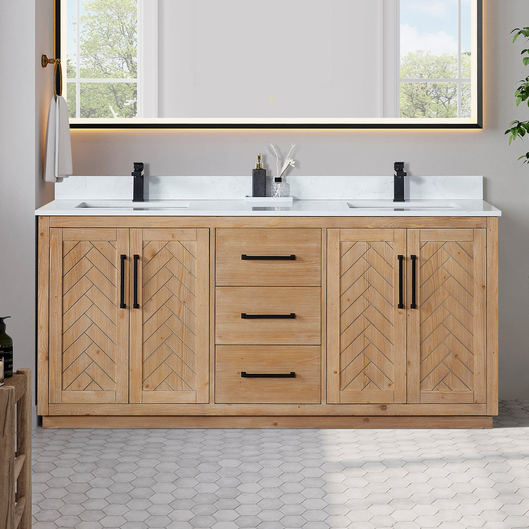 Anais 72" Double Bathroom Vanity