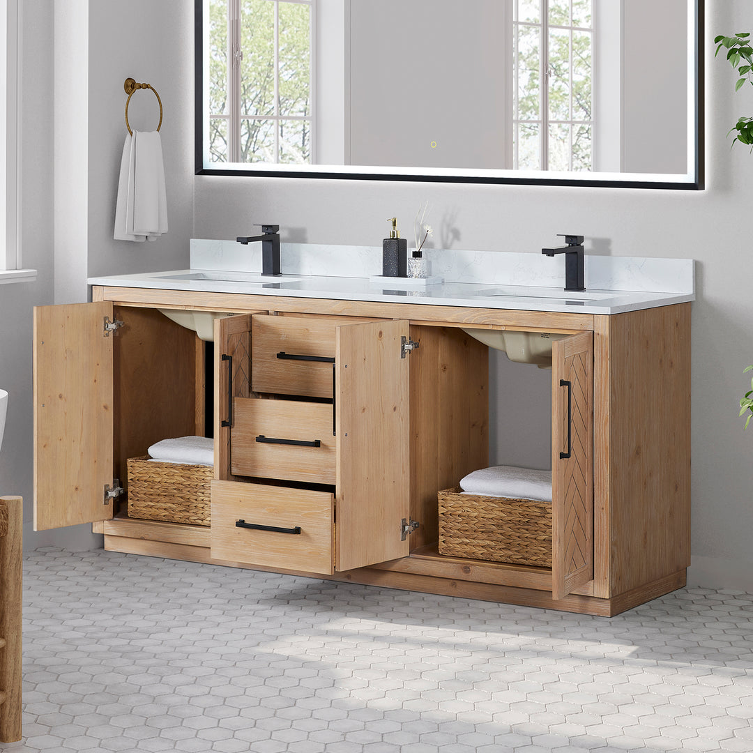 Anais 72" Double Bathroom Vanity