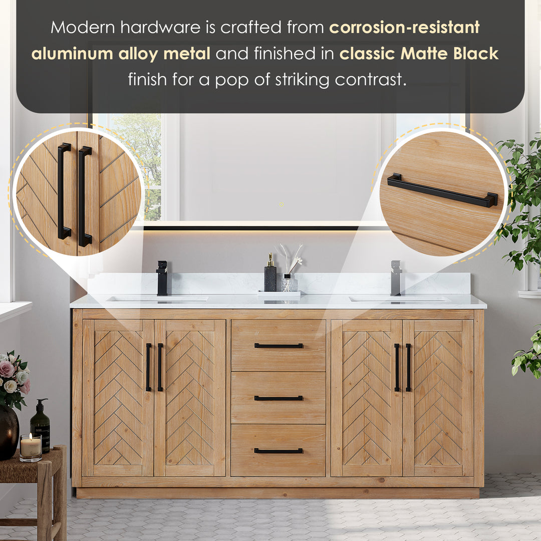 Anais 72" Double Bathroom Vanity