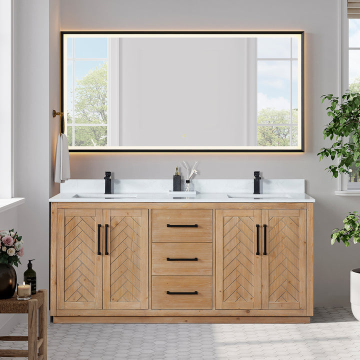 Anais 72" Double Bathroom Vanity