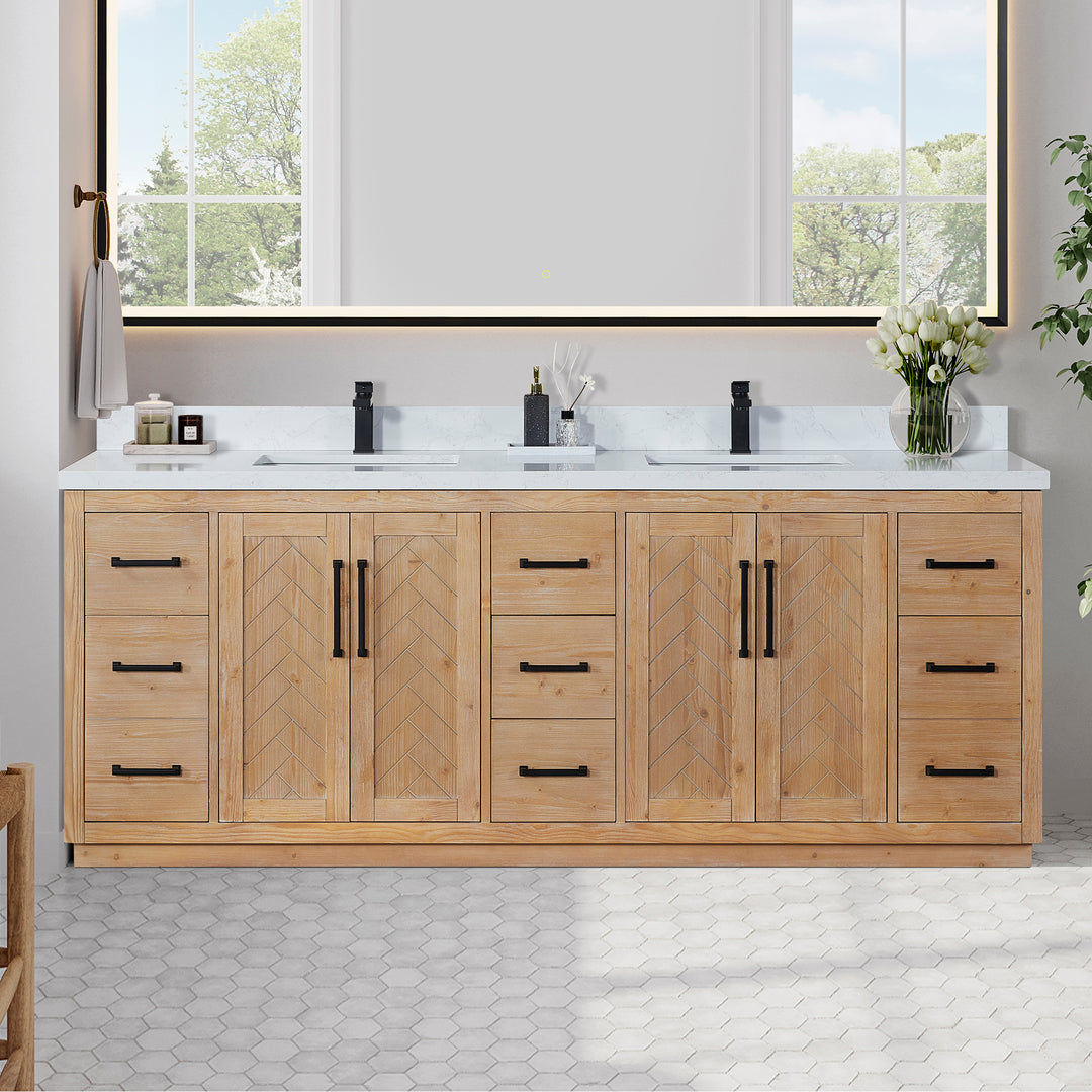 Anais 84" Double Bathroom Vanity