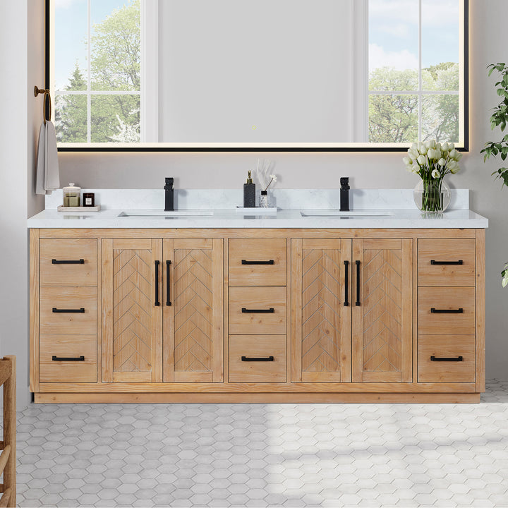 Anais 84" Double Bathroom Vanity