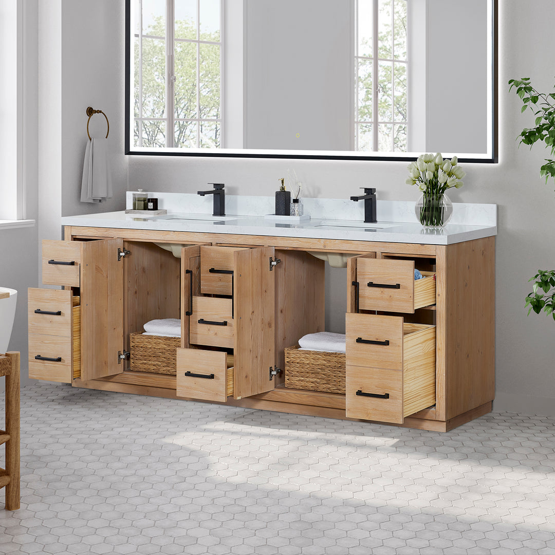 Anais 84" Double Bathroom Vanity