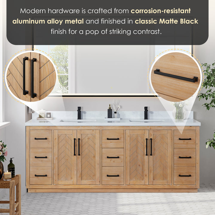 Anais 84" Double Bathroom Vanity