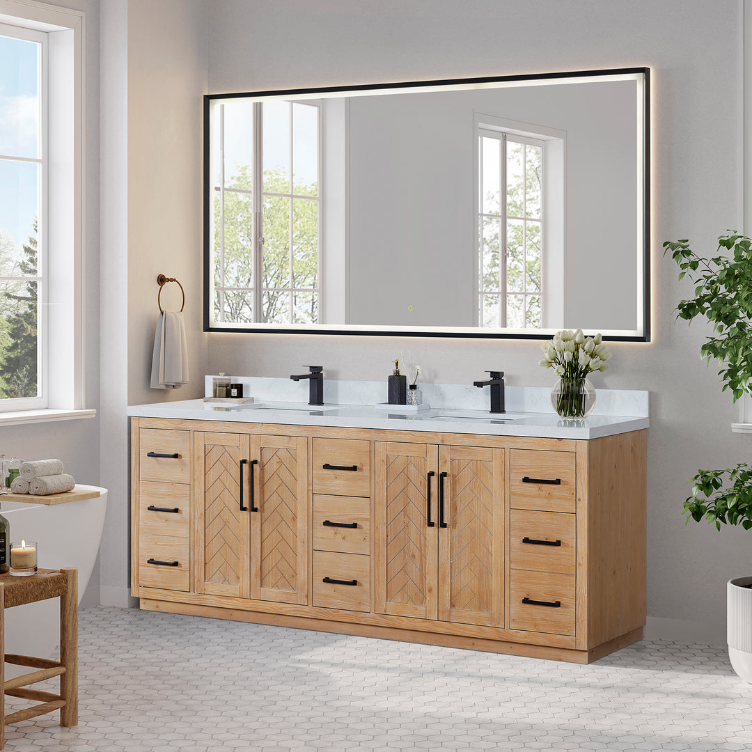 Anais 84" Double Bathroom Vanity