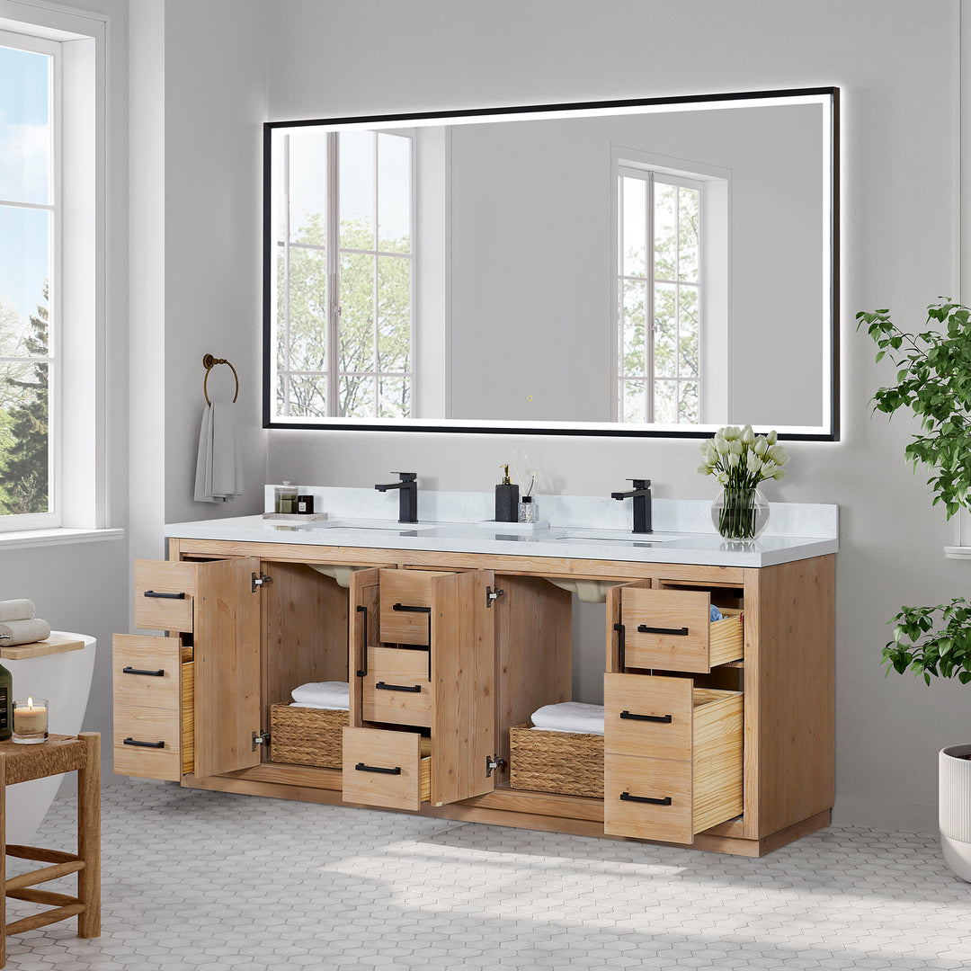 Anais 84" Double Bathroom Vanity