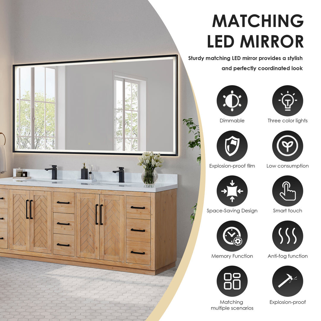 Anais 84" Double Bathroom Vanity