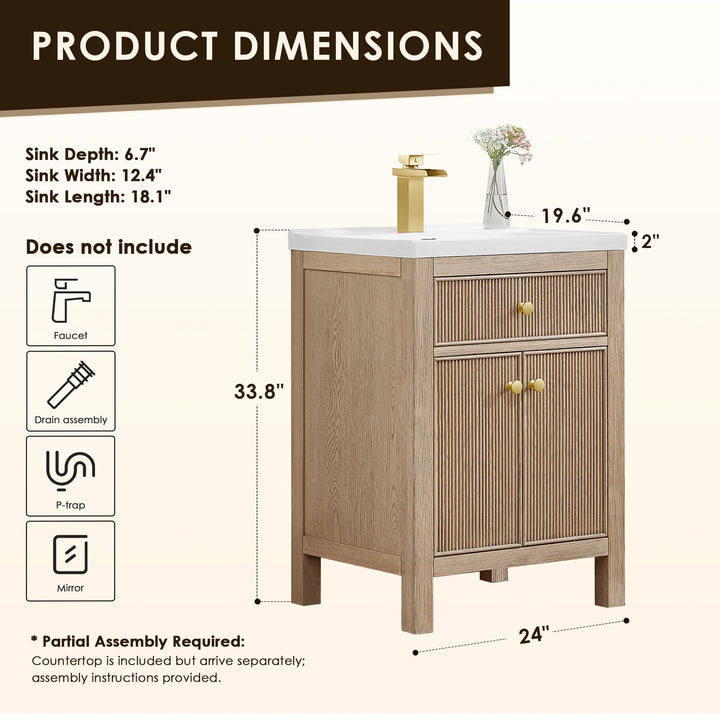 Cerrito 24" Single Bathroom Vanity