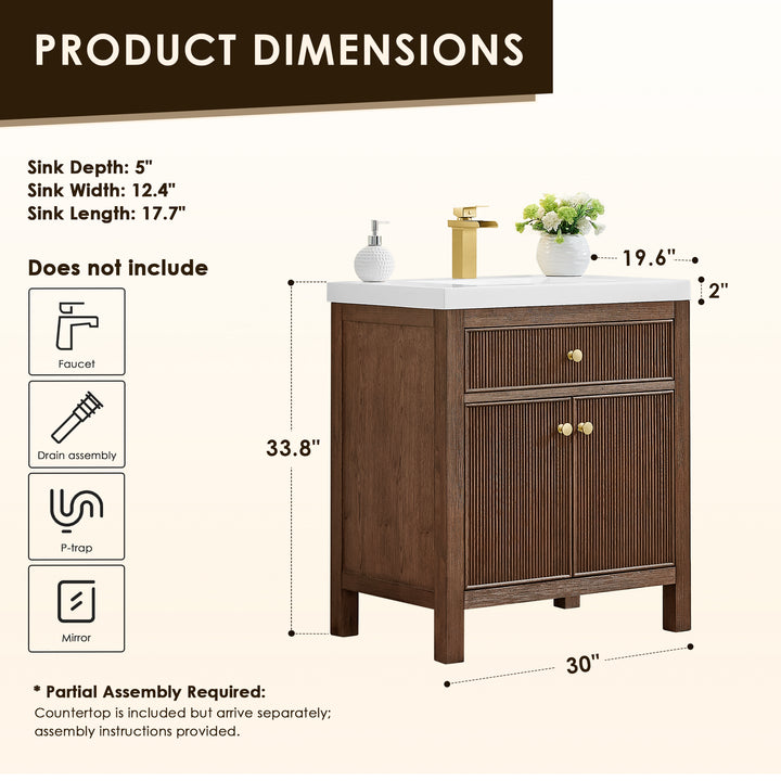Cerrito 30" Single Bathroom Vanity