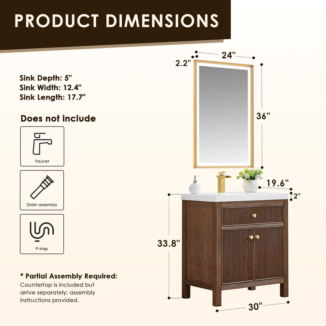 Cerrito 30" Single Bathroom Vanity