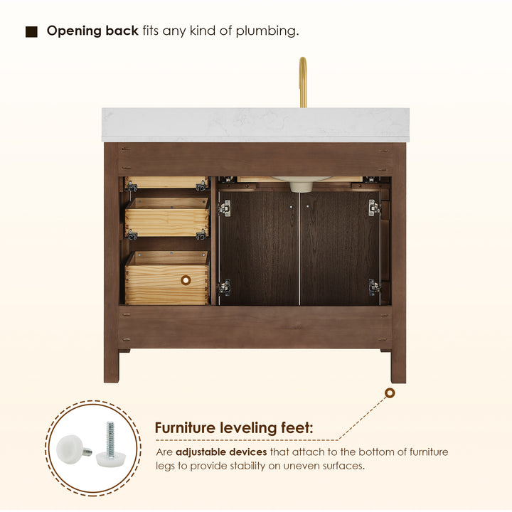 Cerrito 42" Single Bathroom Vanity