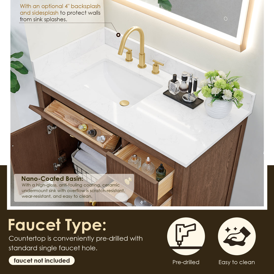 Cerrito 42" Single Bathroom Vanity