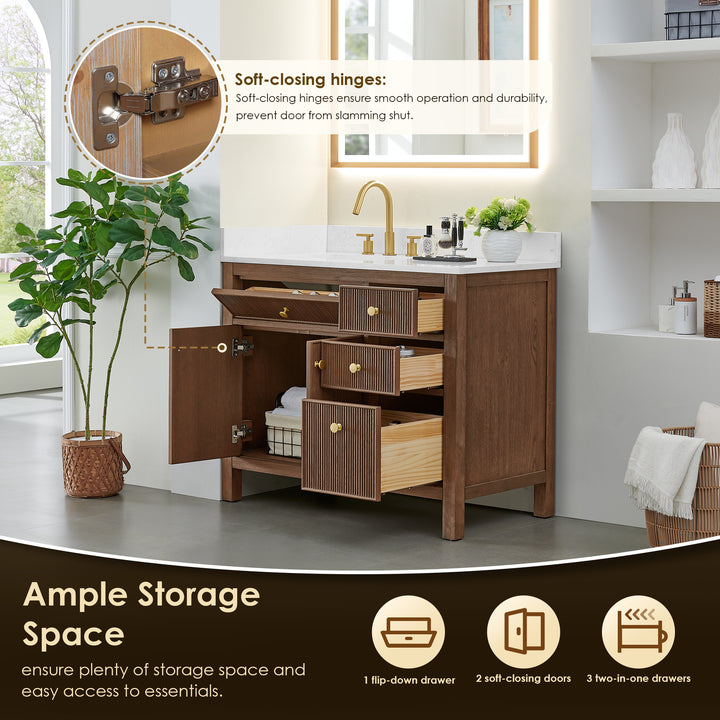 Cerrito 42" Single Bathroom Vanity