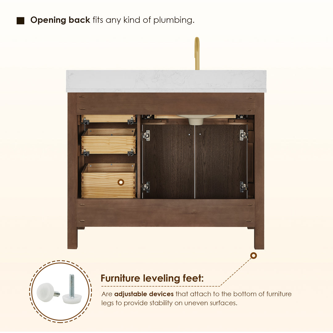 Cerrito 42" Single Bathroom Vanity