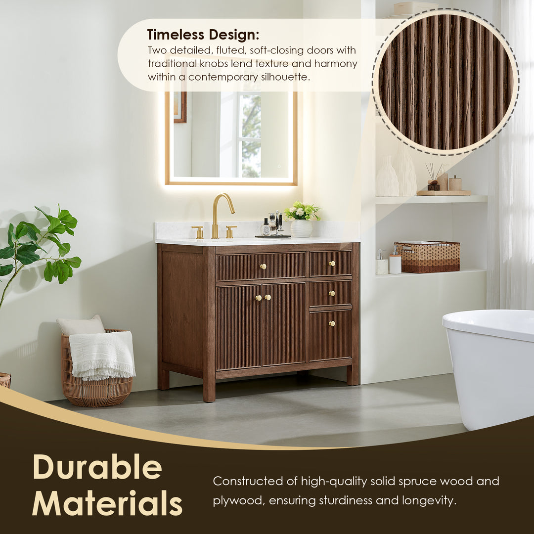 Cerrito 42" Single Bathroom Vanity