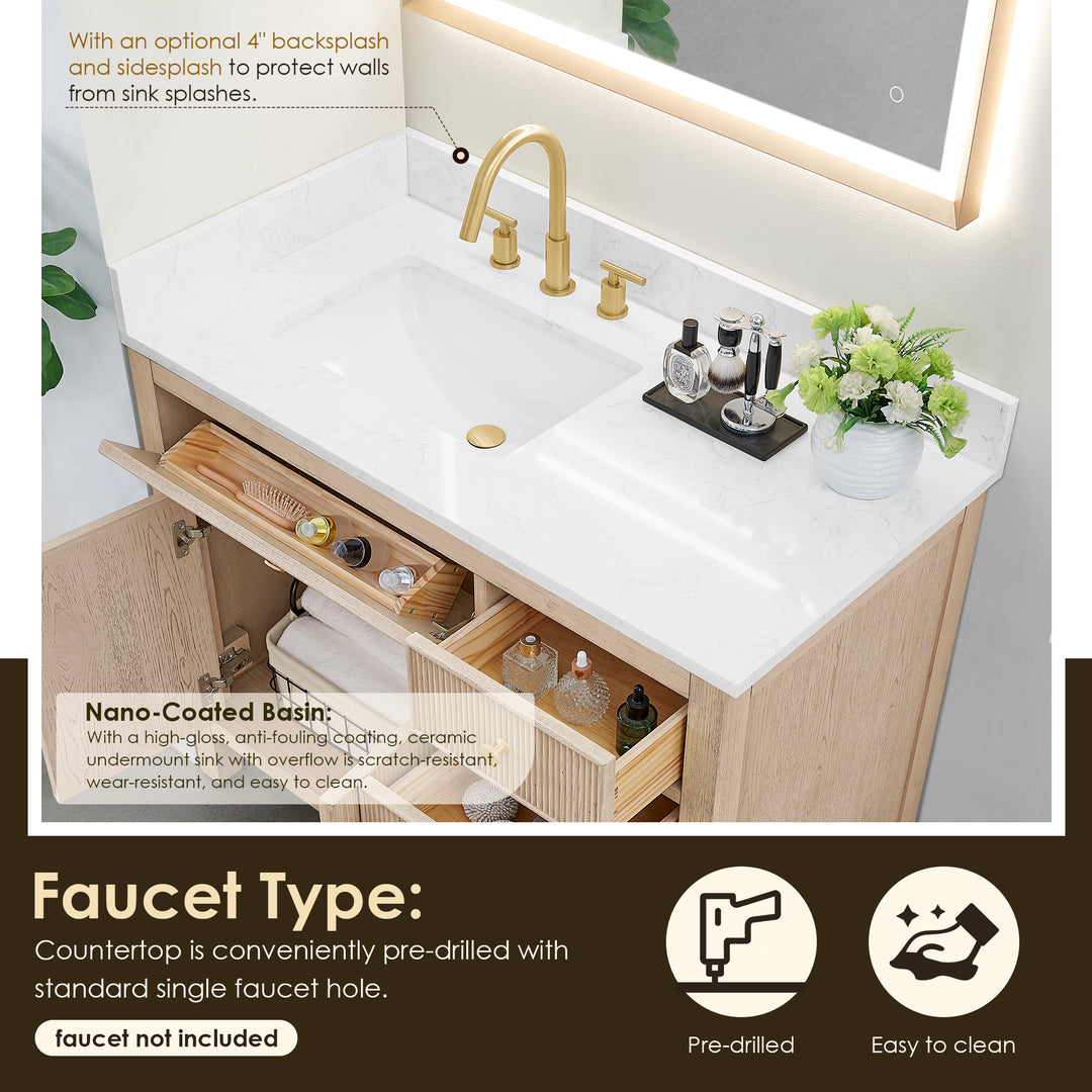 Cerrito 42" Single Bathroom Vanity