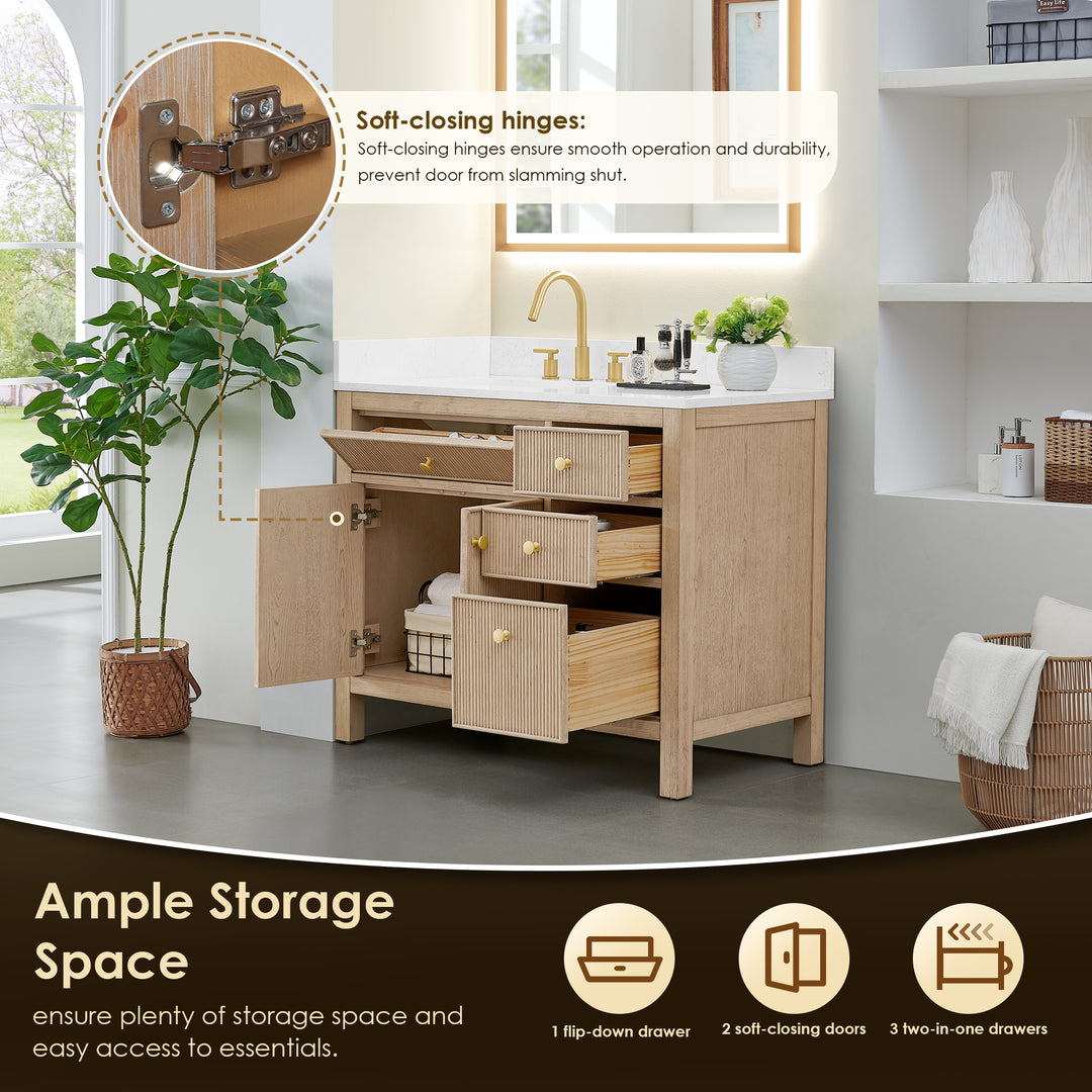 Cerrito 42" Single Bathroom Vanity