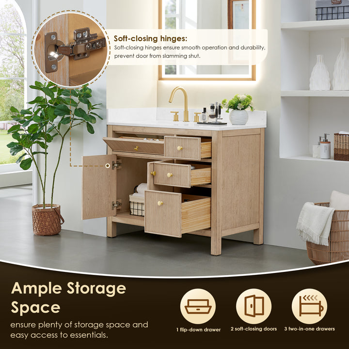 Cerrito 42" Single Bathroom Vanity