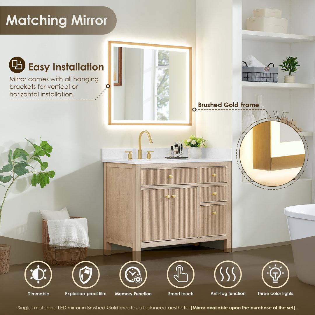 Cerrito 42" Single Bathroom Vanity