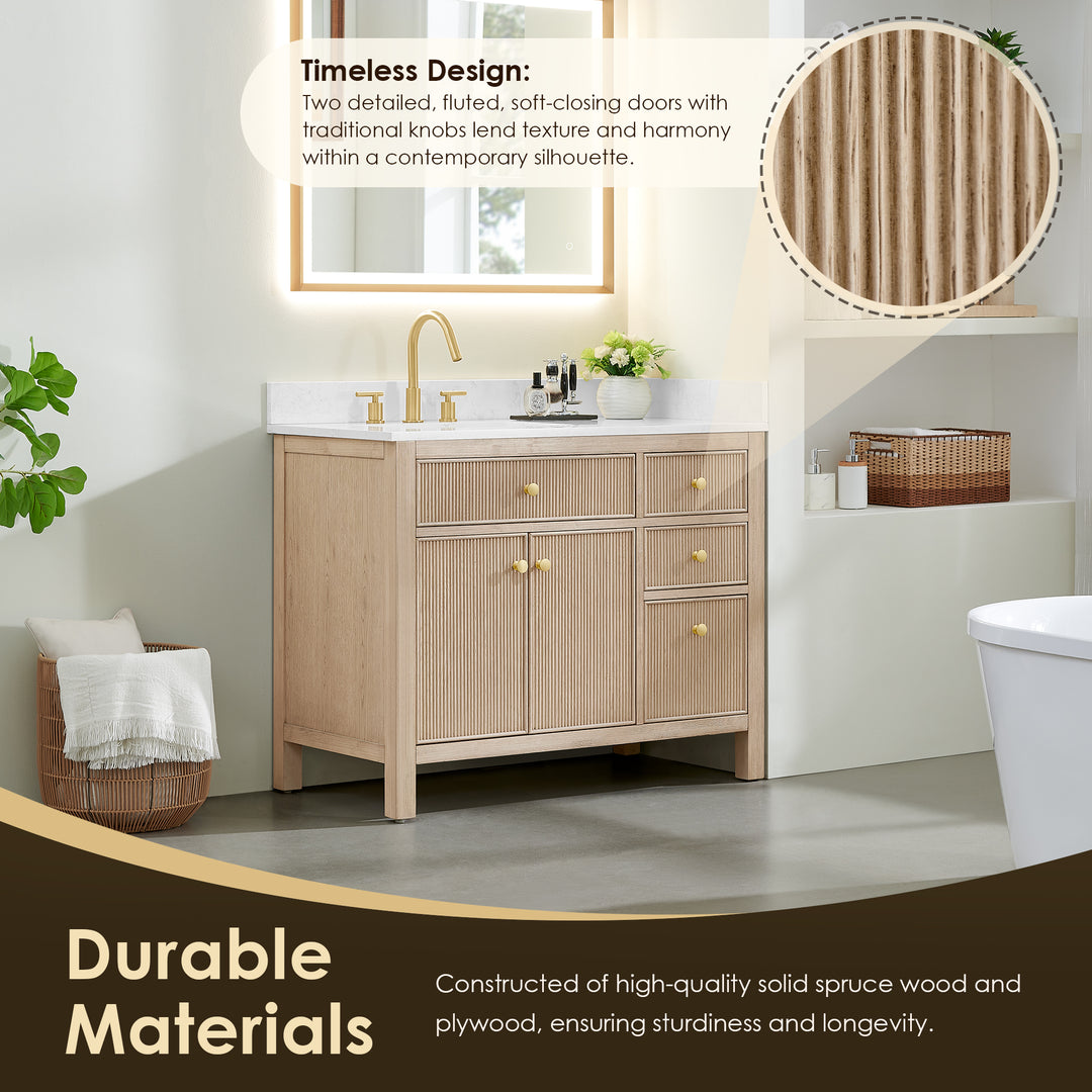 Cerrito 42" Single Bathroom Vanity