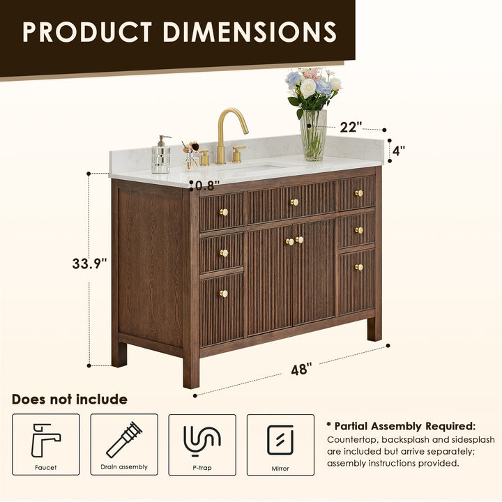 Cerrito 48" Single Bathroom Vanity