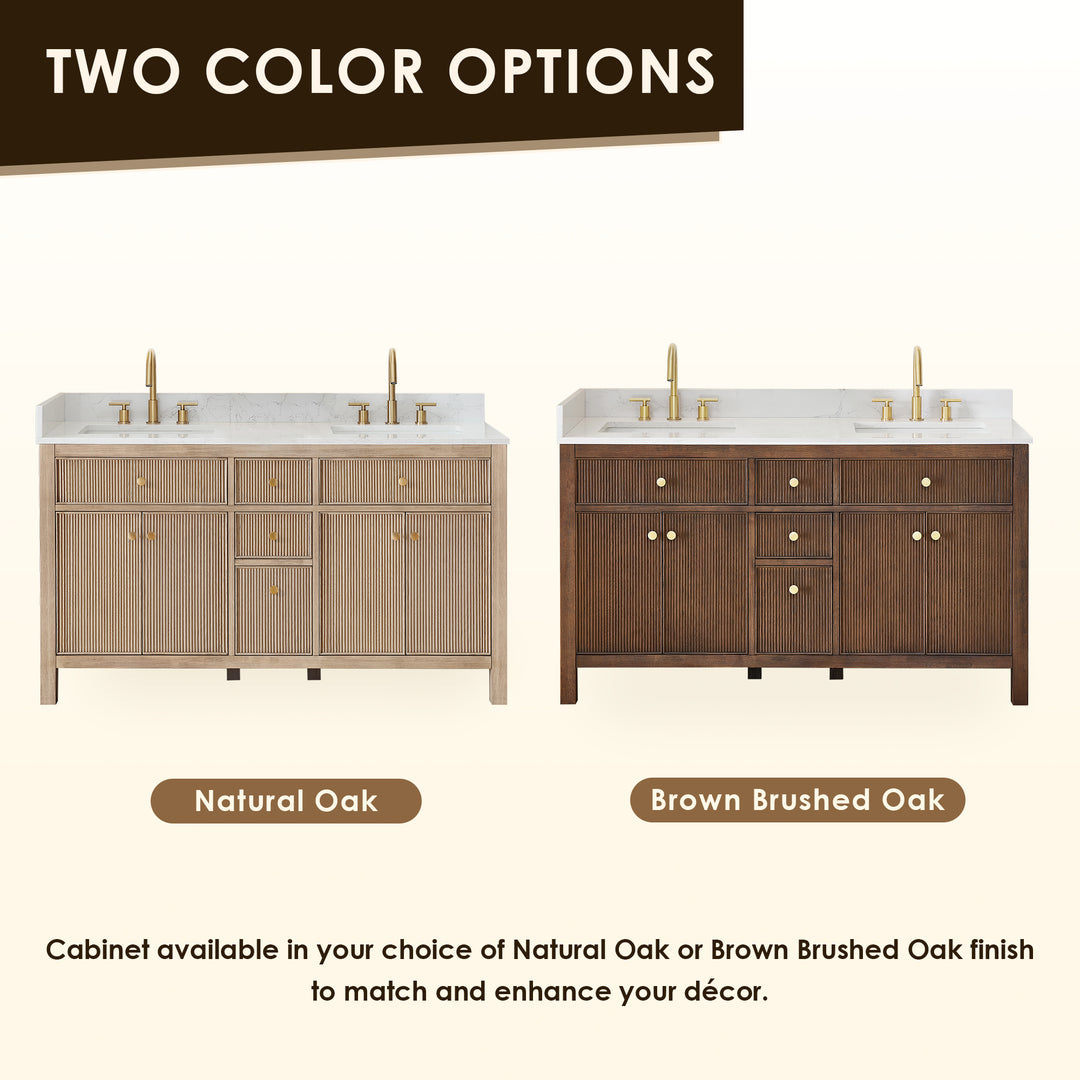 Cerrito 60" Double Bathroom Vanity