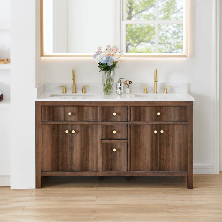 Cerrito 60" Double Bathroom Vanity