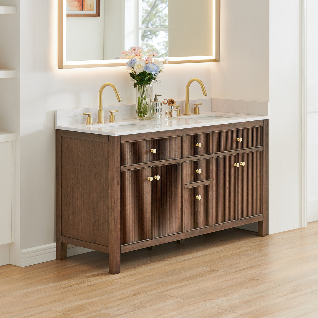 Cerrito 60" Double Bathroom Vanity