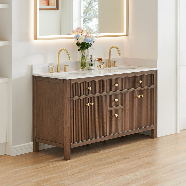 Cerrito 60" Double Bathroom Vanity