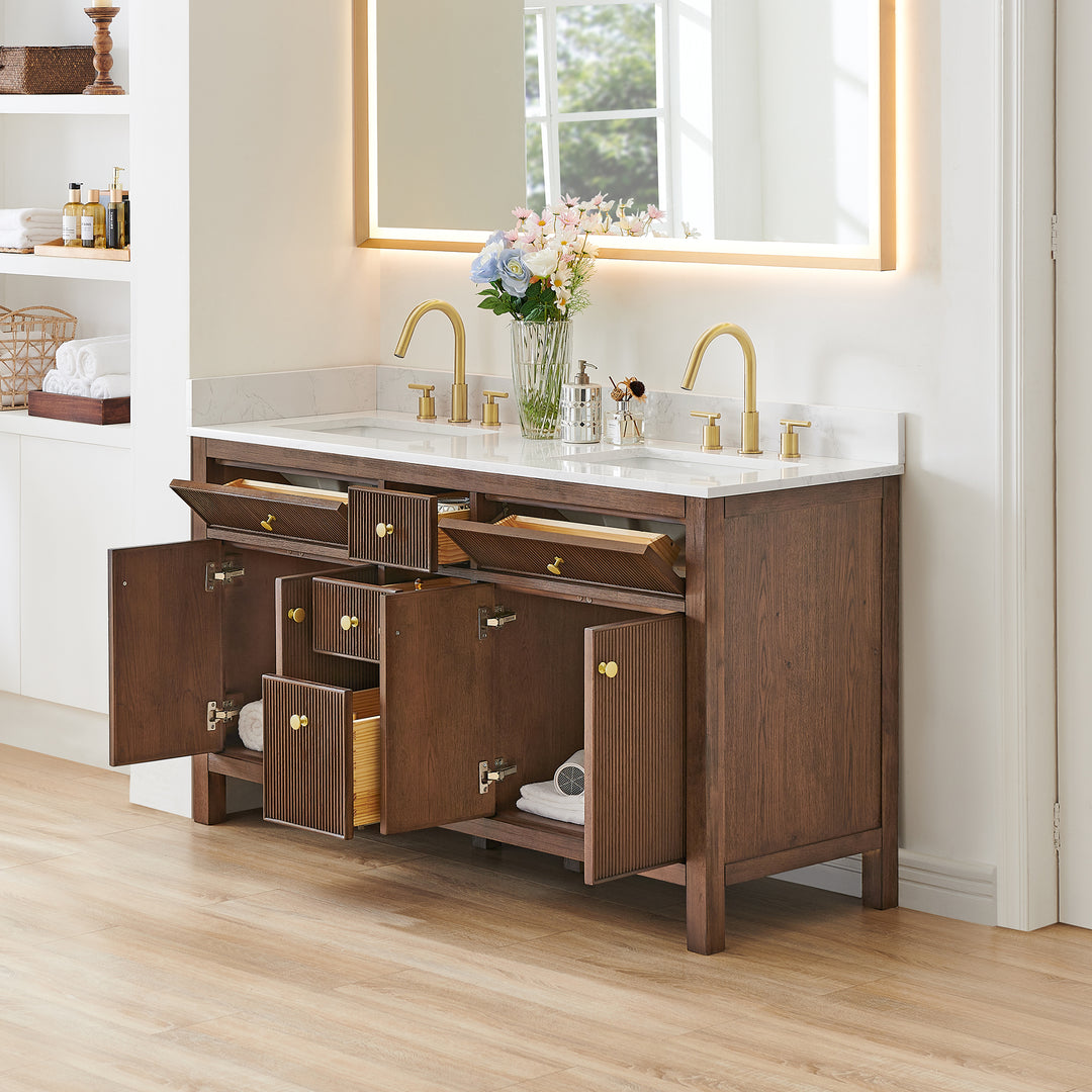 Cerrito 60" Double Bathroom Vanity