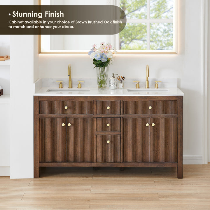 Cerrito 60" Double Bathroom Vanity