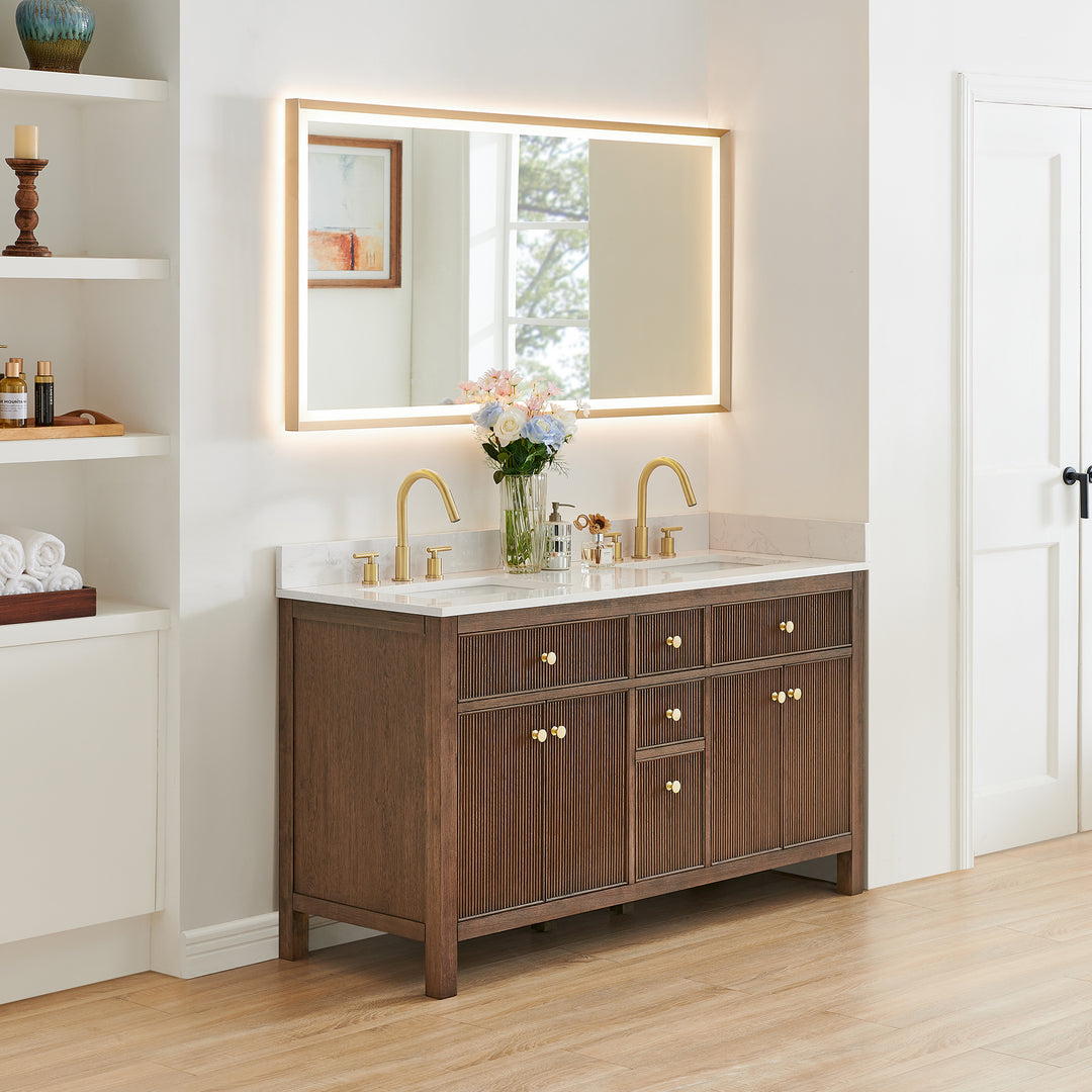 Cerrito 60" Double Bathroom Vanity