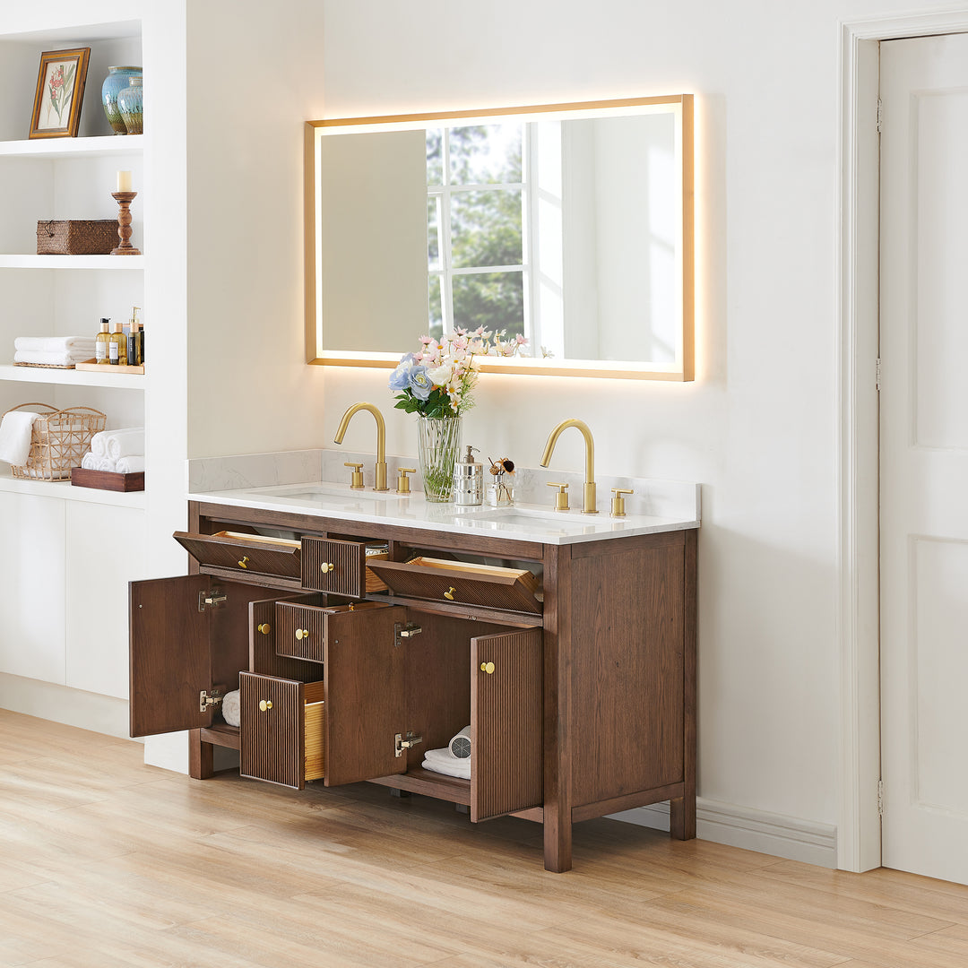 Cerrito 60" Double Bathroom Vanity