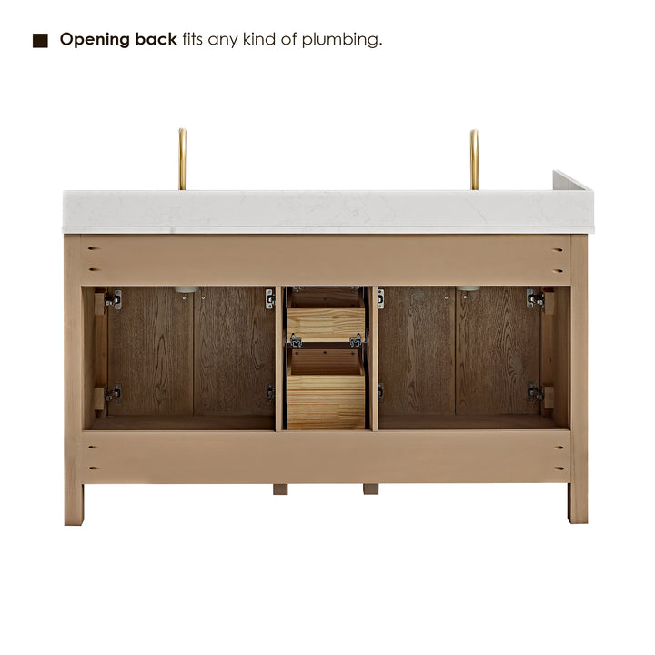 Cerrito 60" Double Bathroom Vanity