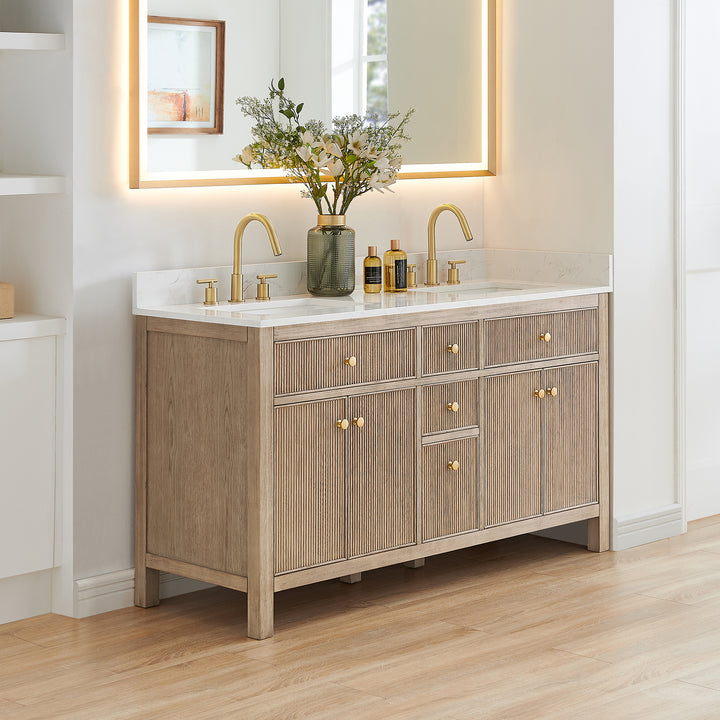 Cerrito 60" Double Bathroom Vanity