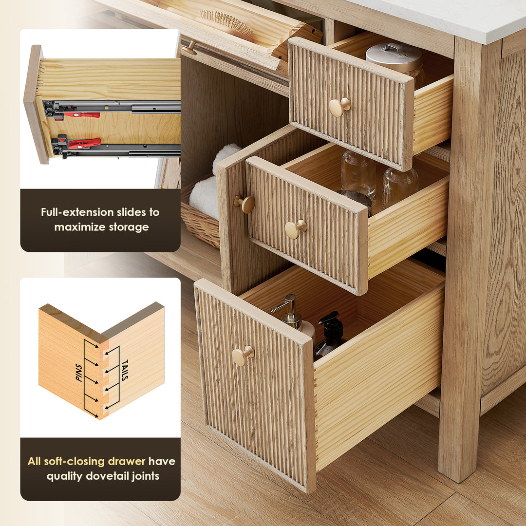 Cerrito 60" Double Bathroom Vanity